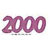 Mylar Shapes Number 2000 (5")